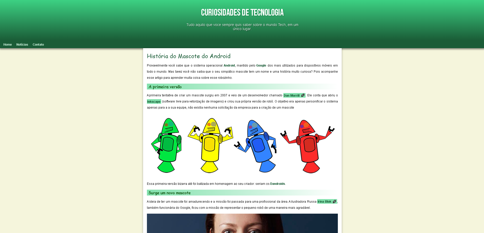 Preview Projeto Android